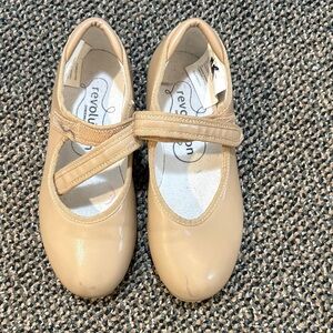 Revolution Kids Beige Mary Jane Ballet Flats with Strap